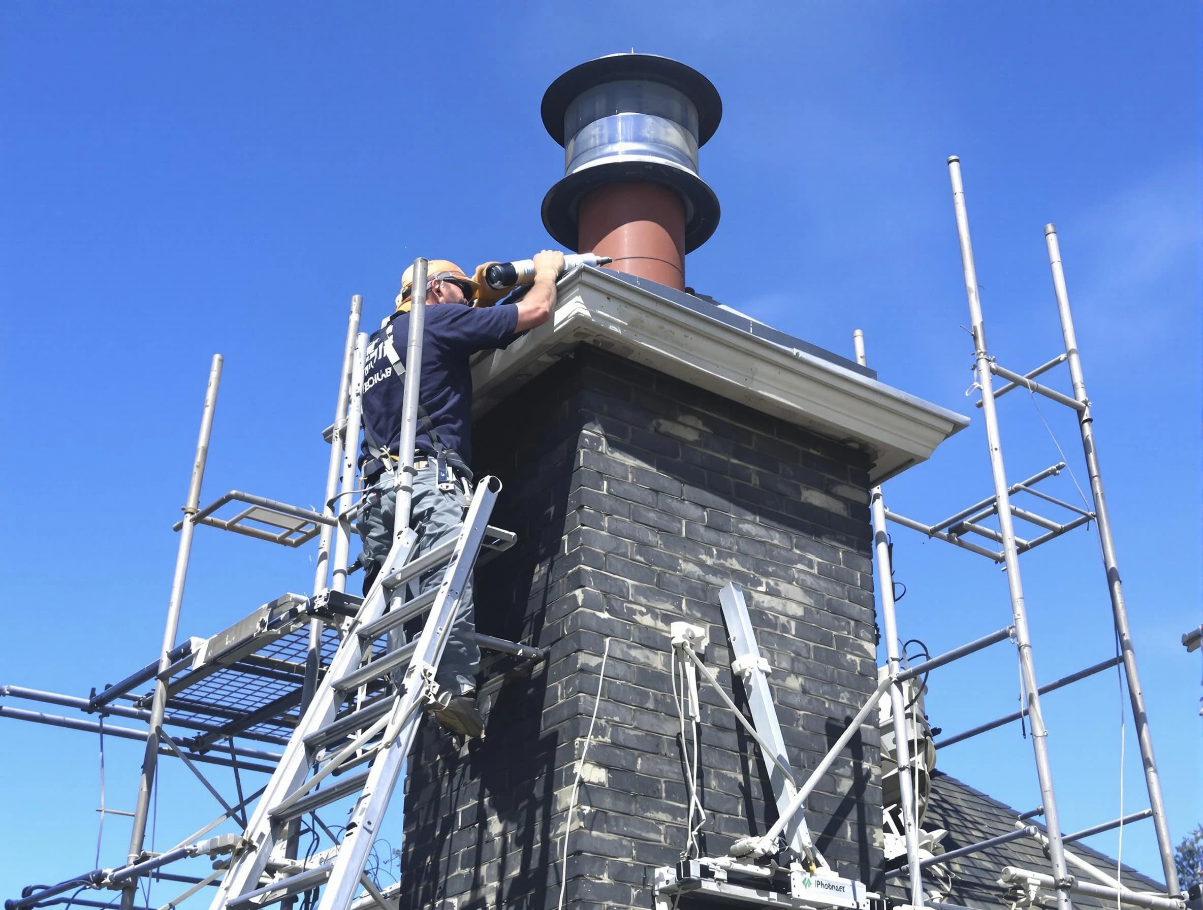 Sturdy chimney crown finished by Cedar Hills Chimney Sweep in Cedar Hills, UT