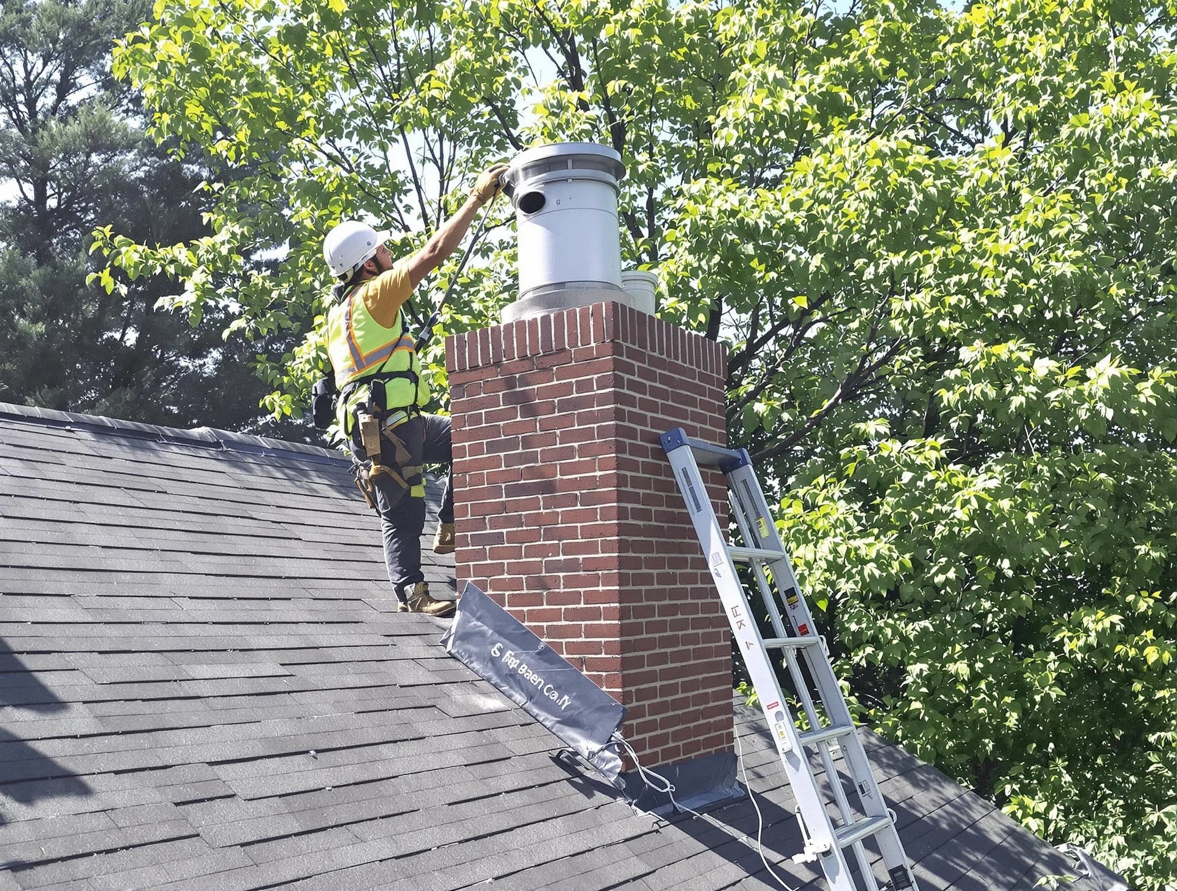 Chimney liner inspection by Cedar Hills Chimney Sweep in Cedar Hills, UT
