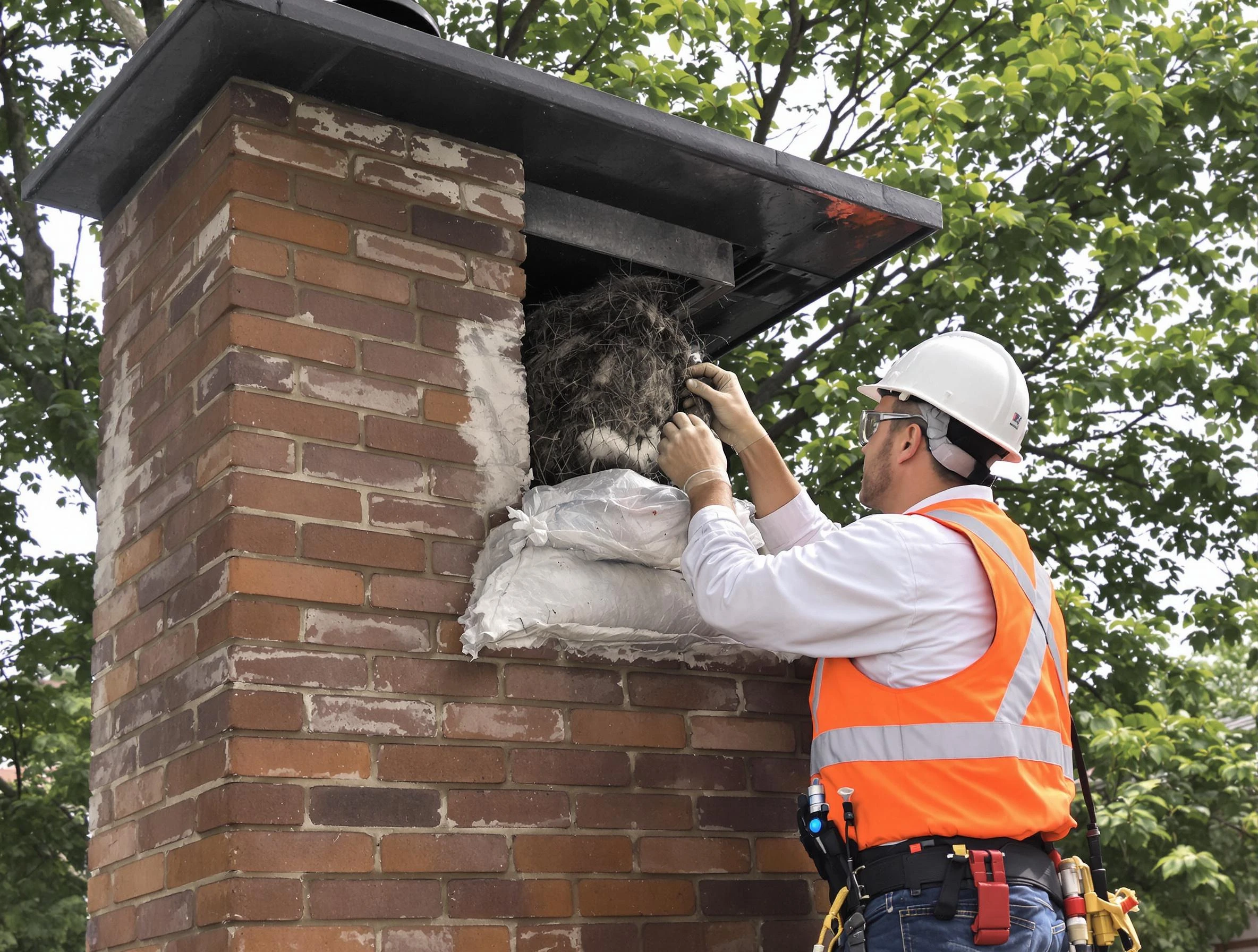 Humane removal of debris and animals by Cedar Hills Chimney Sweep in Cedar Hills, UT