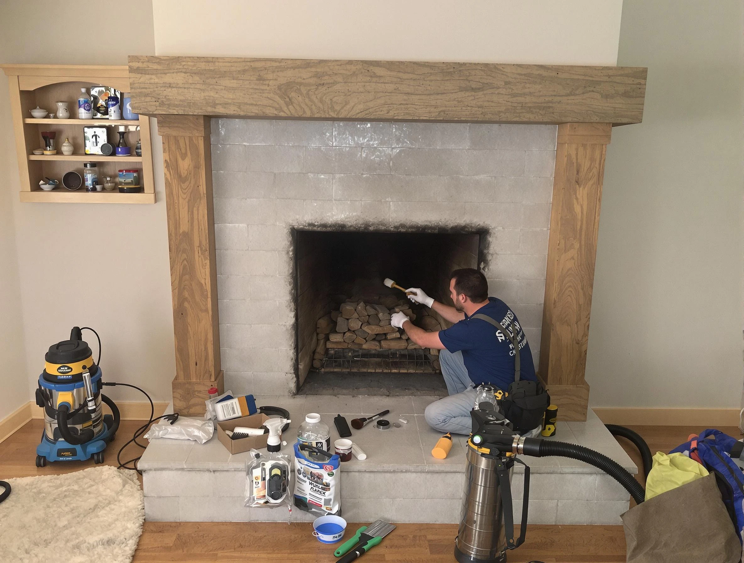 Detailed creosote removal process by Cedar Hills Chimney Sweep in Cedar Hills, UT